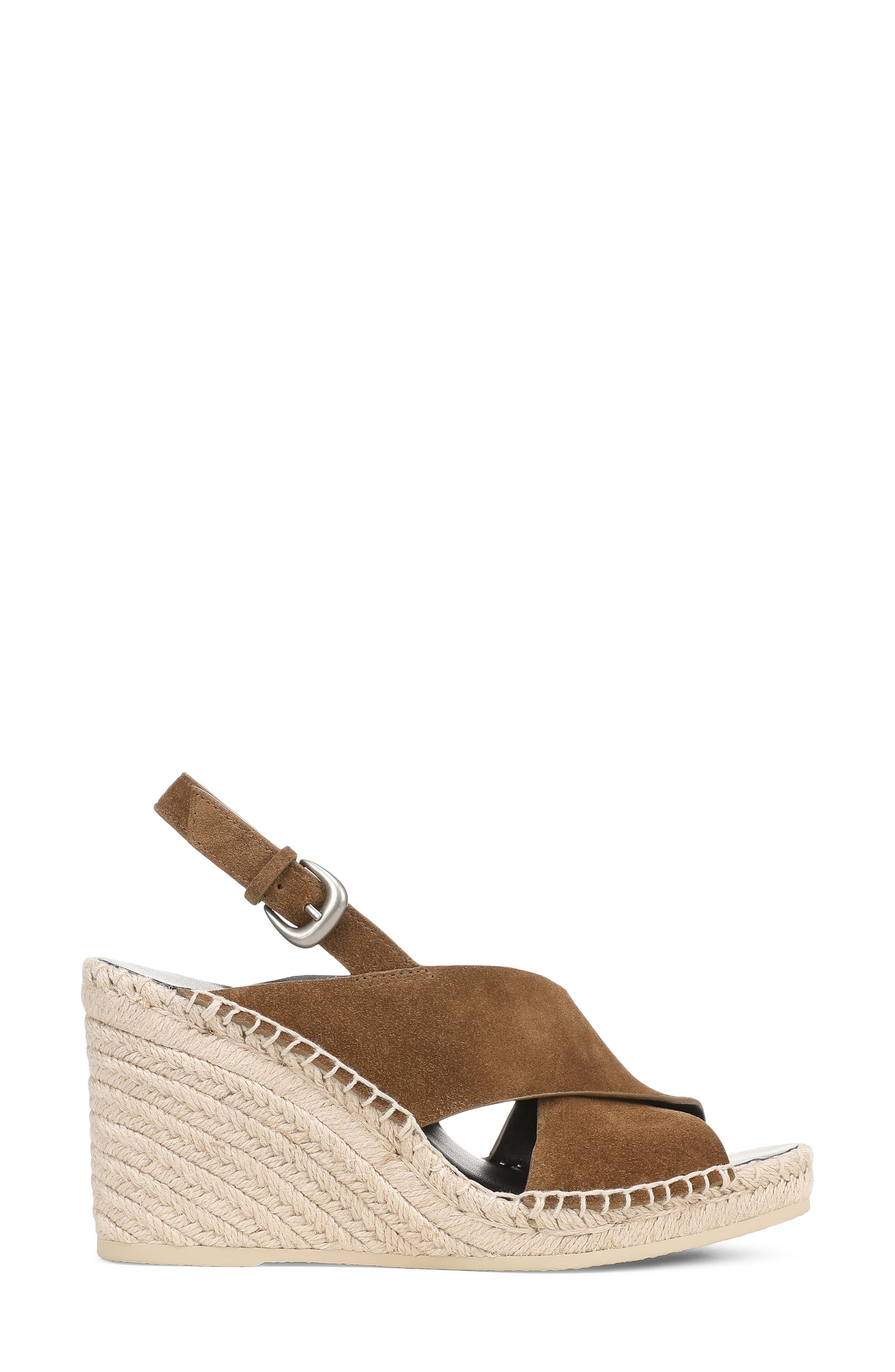 Georgia Espadrille Wedge Sandal, Alternate, color, ELMWOOD