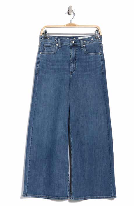 Serena High Waist Crop Wide Leg Jeans
