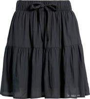 Caslon® Tie Waist Miniskirt