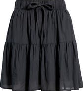 Caslon® Tie Waist Miniskirt