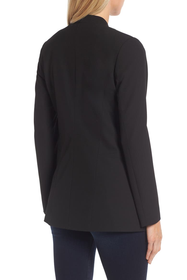 No-Closure Blazer, Alternate, color, BLACK