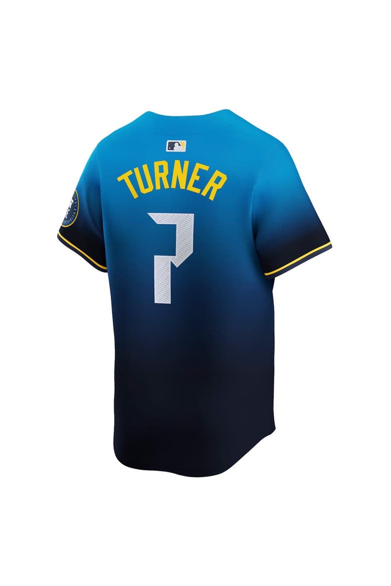 Men's Nike Trea Turner Blue Philadelphia Phillies City Connect Limited Jersey, Alternate, color, Blue