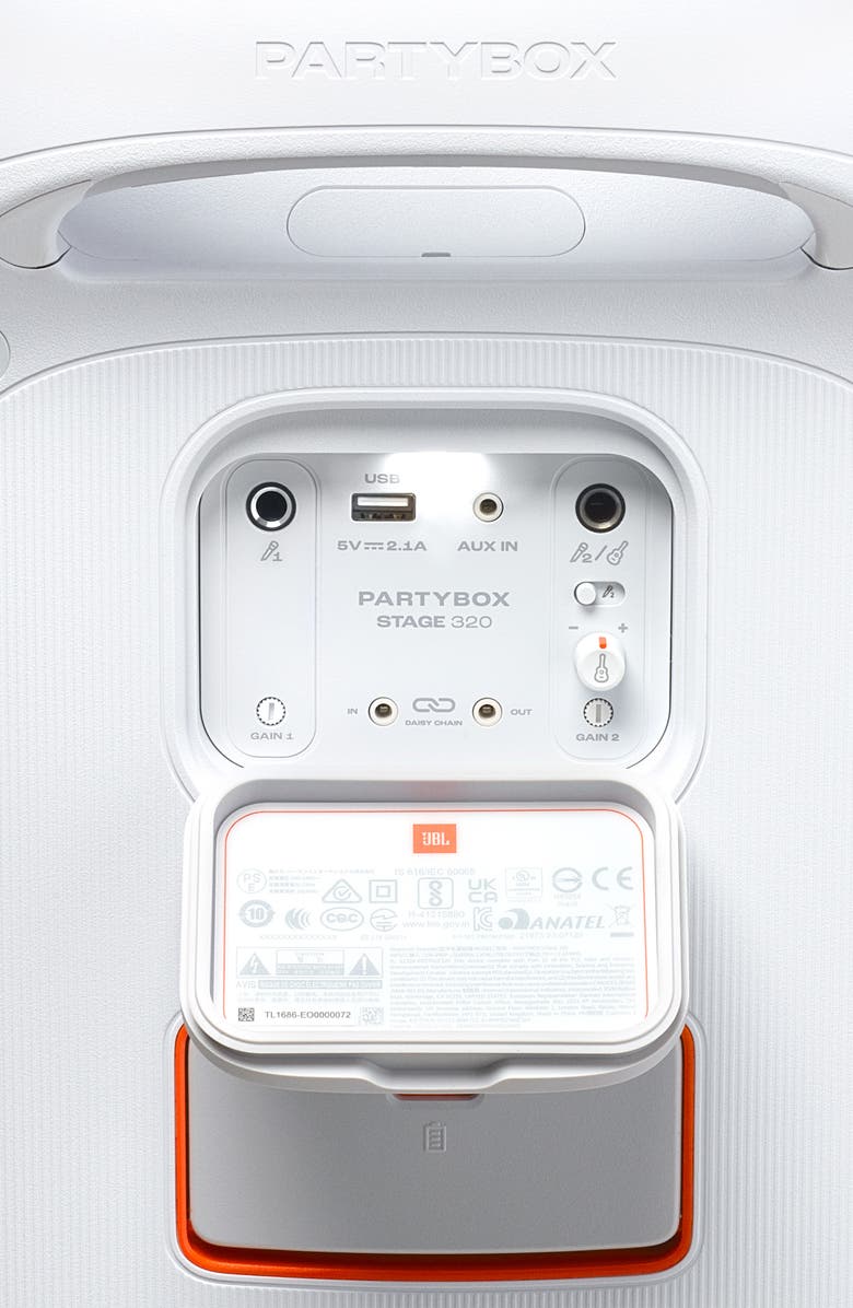 JBL PartyBox Stage 320 Speaker, Alternate, color, White