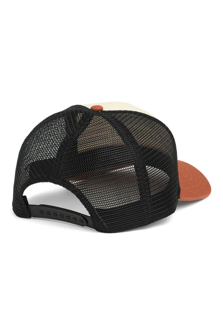 Sinclair Grand Canyon Trucker Hat, Alternate, color, BLACK-IVORY-DESERT O