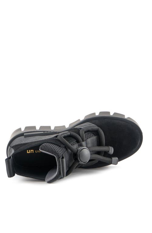 United Nude Grip Nomad Lo Platform Lug Bootie In Black