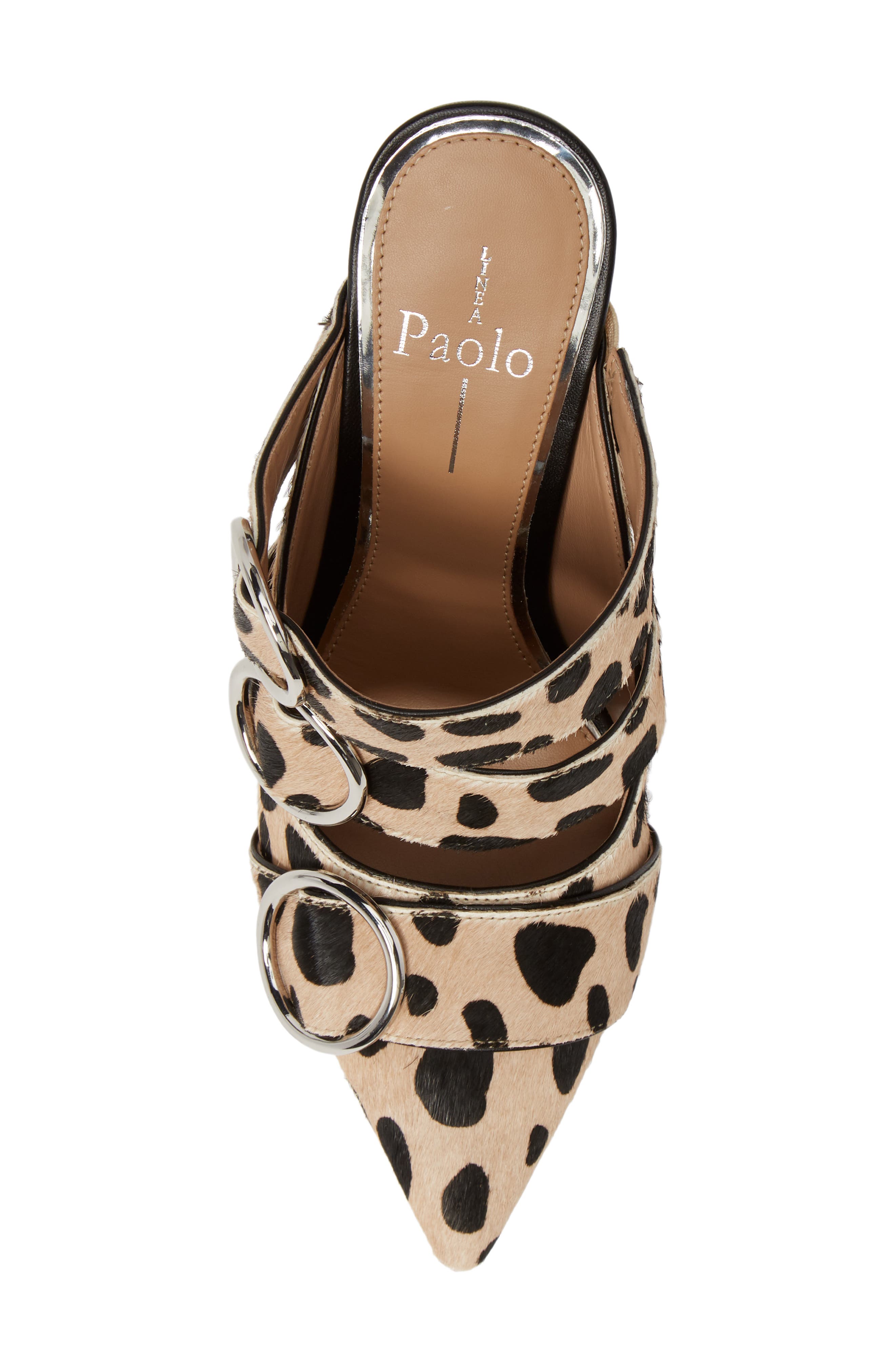 Upton Strappy Mule, Alternate, color, TAN/ BLACK CALF HAIR
