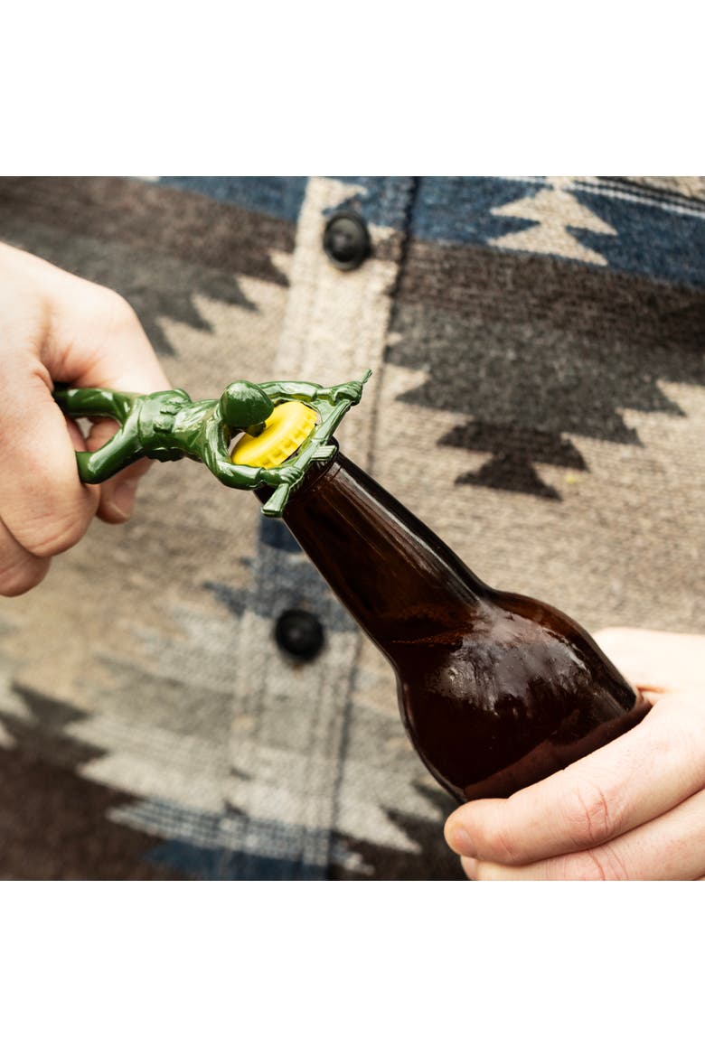 Army Man Bottle Opener, Alternate, color, Green