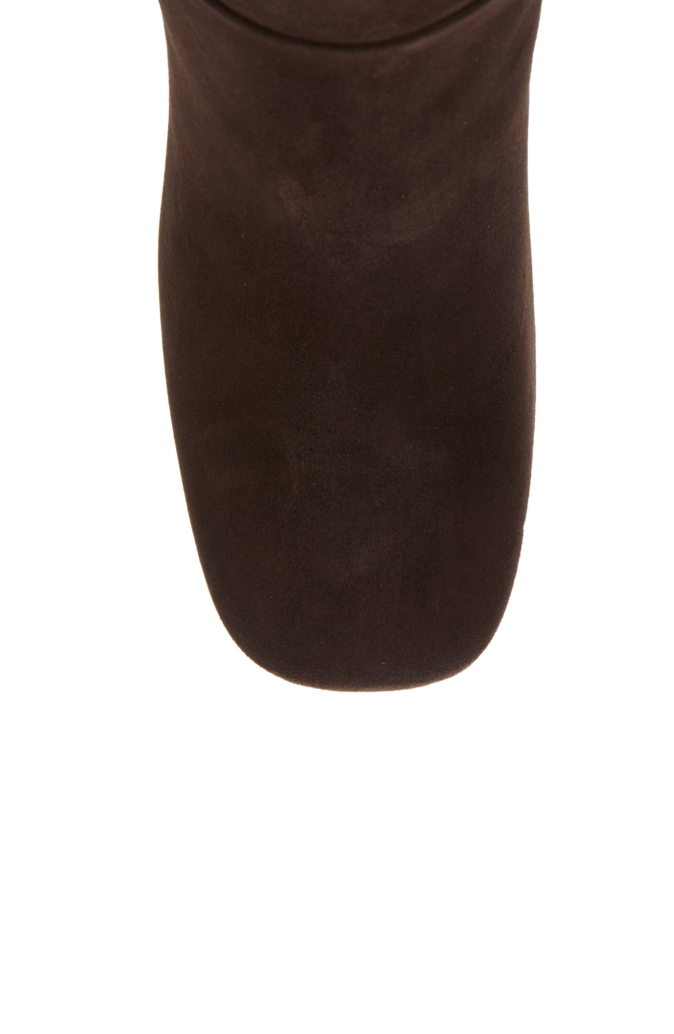 Prada Logo Knee High Boot, Alternate, color, Moro