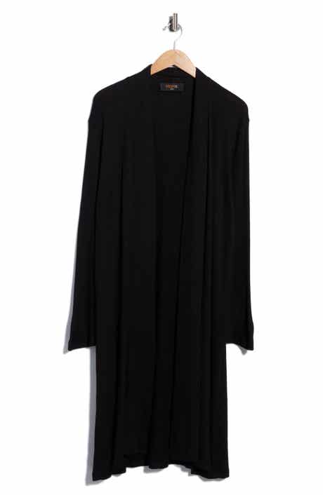 Ribbed Longline Cardigan