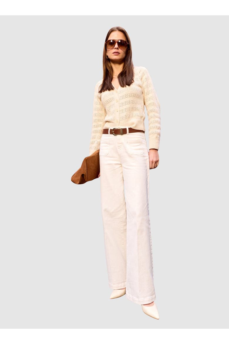 Robyn organic Cotton Stretch Jeans, Alternate, color, Soft White