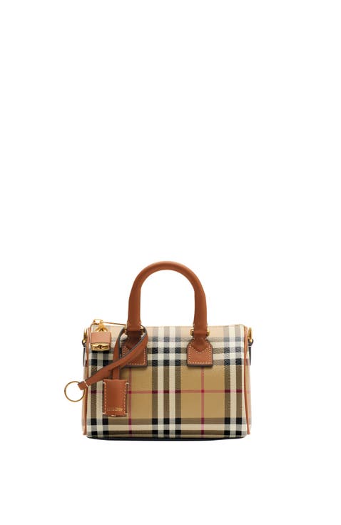 Mini Check Bowling Bag