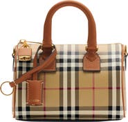 Burberry Mini Check Bowling Bag