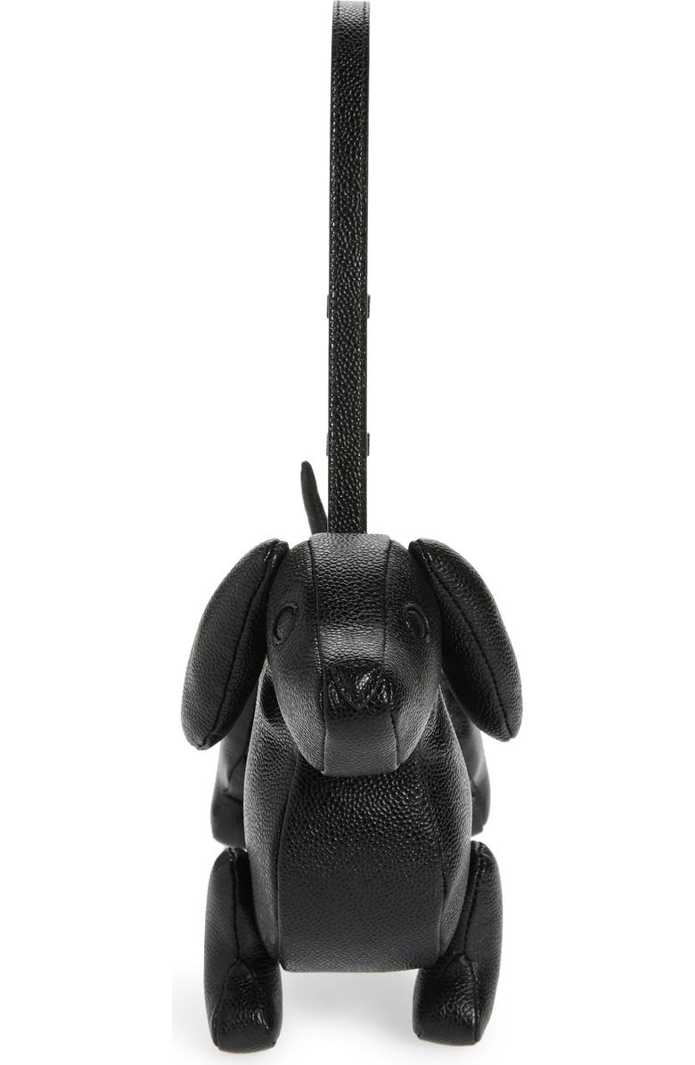 Thom Browne Hector Leather Baguette Shoulder Bag, Alternate, color,