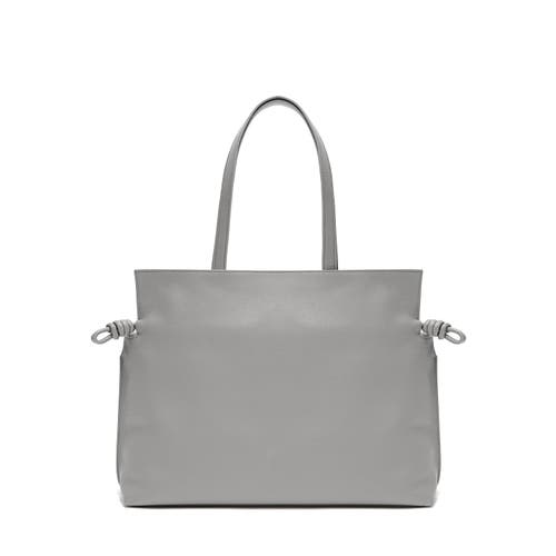 Esin Akan 2-in-1 Emma Leather Tote Bag In Grey