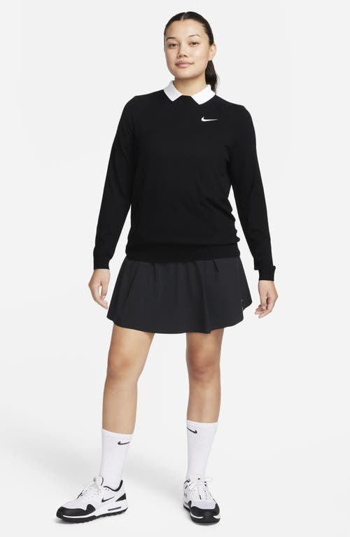 Nike Tour Sweater In Black/white