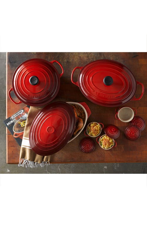 Le Creuset 5-piece Mini Stoneware Cocottes & Cookbook Set In Marseille
