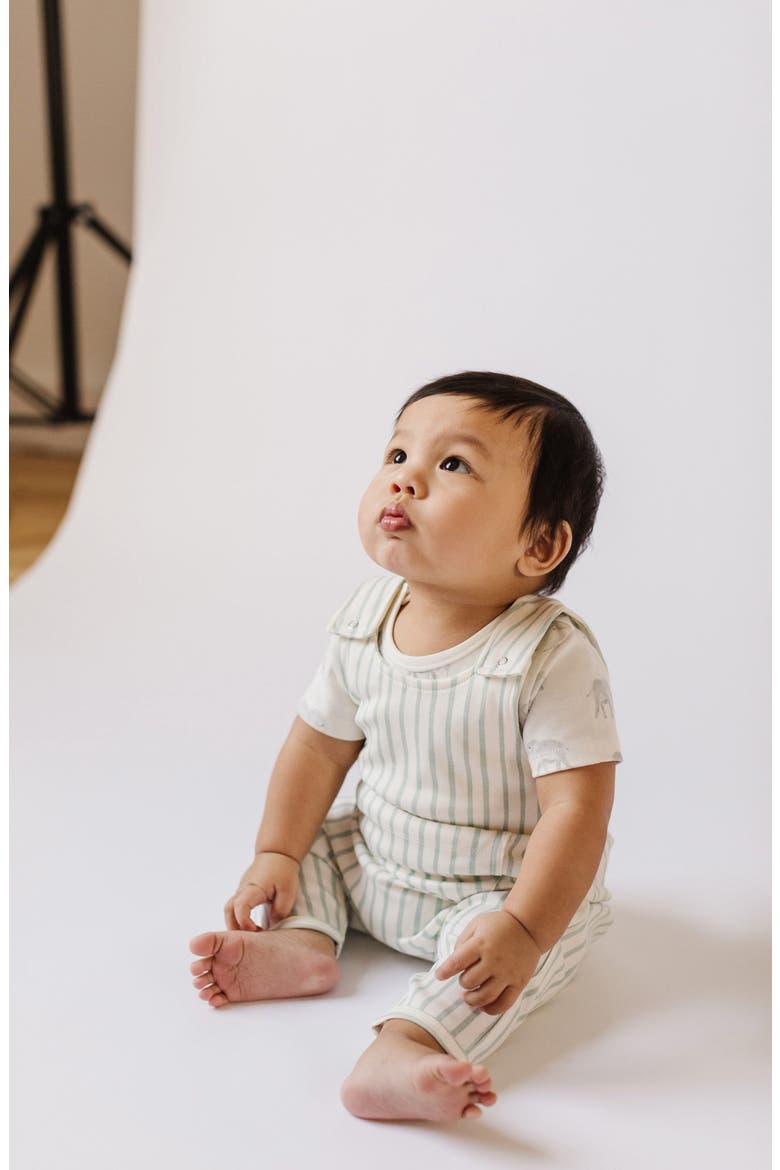 Follow Me Organic Cotton Bodysuit, Alternate, color, FOLLOW ME ELEPHANT