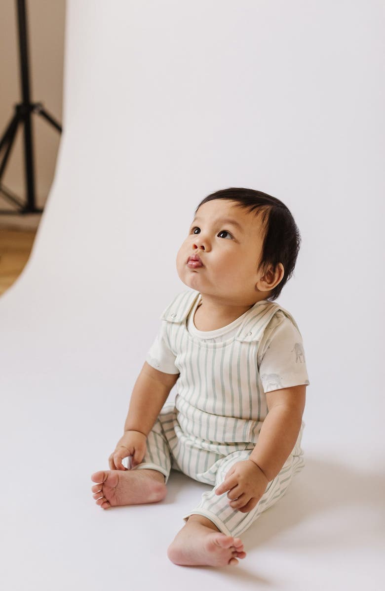 Pehr Follow Me Organic Cotton Bodysuit, Alternate, color, 