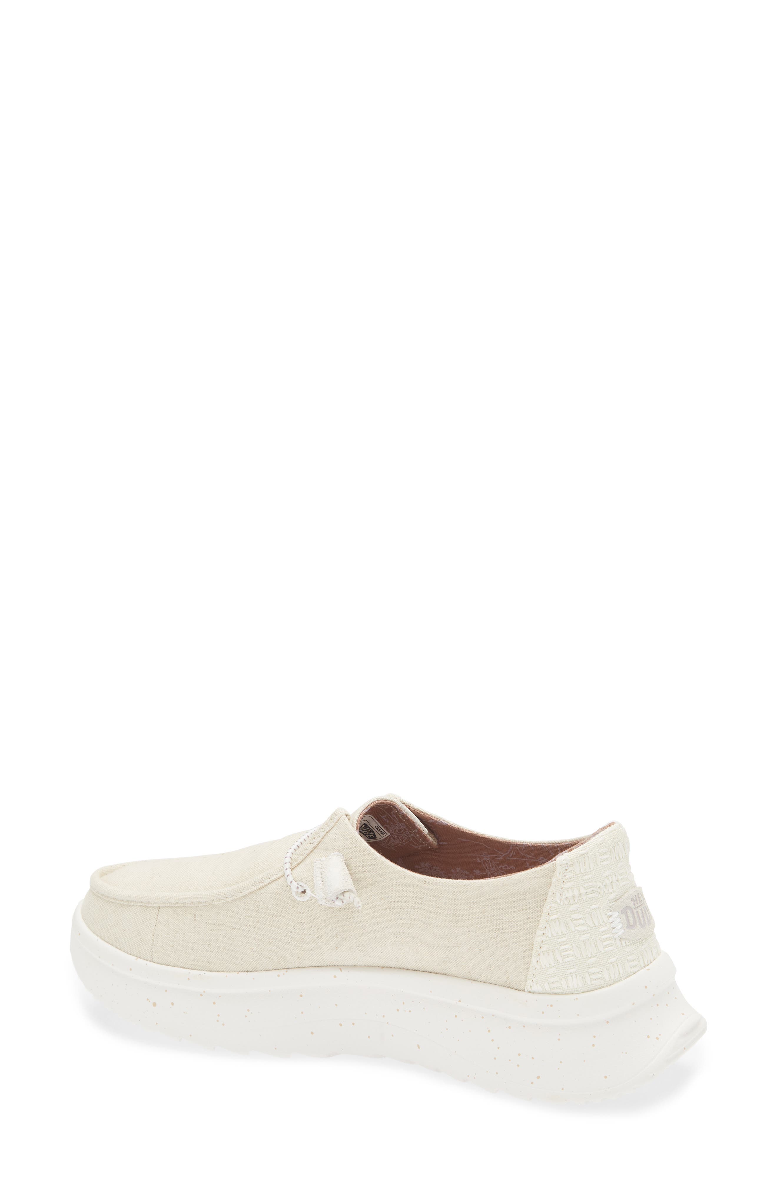 Hey Dude Wendy Peak Chambray Slip-On Moc Toe Shoe, Alternate, color, 