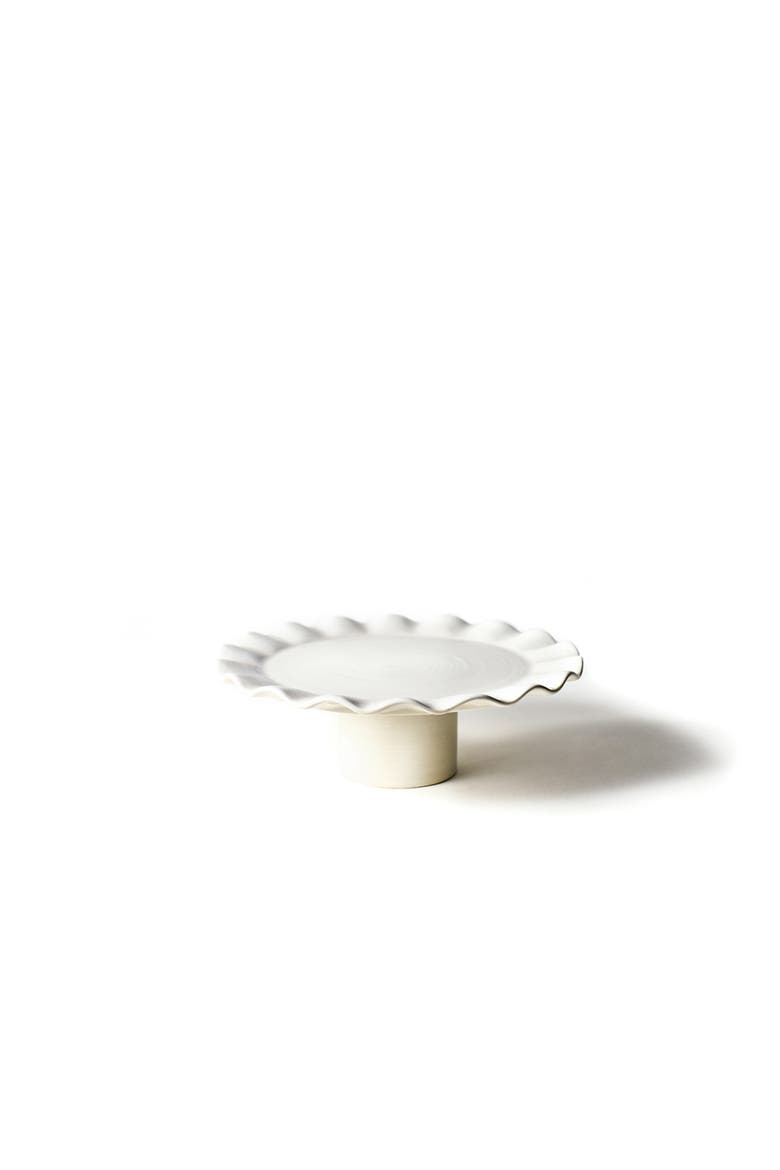 Signature White Small Cake Stand, Main, color, White