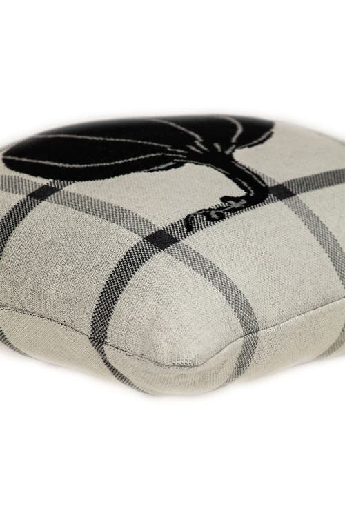 Parkland Collection Big Max Transitional Grey Throw Pillow In Gray