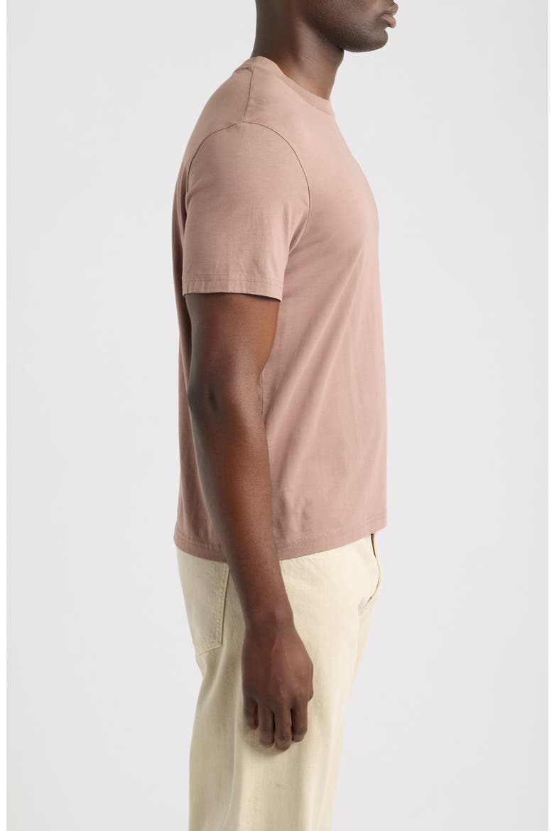 Short Sleeve Light Cotton Tee, Alternate, color, WARM MAUVE