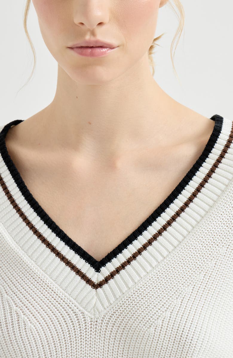 Brunello Cucinelli Cotton sweater, Alternate, color, White