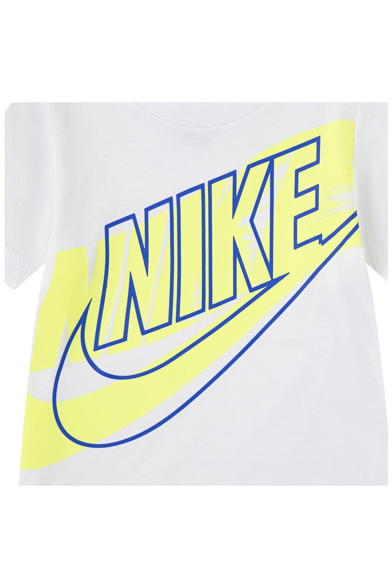 Kids' On the Move Logo Graphic T-Shirt & Shorts Set, Alternate, color, BLUE BEYOND
