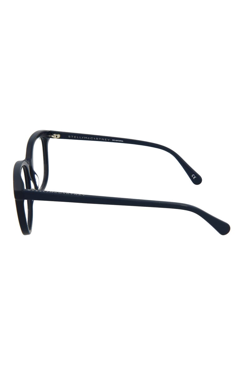 49mm Square Optical Frames, Alternate, color, BLUE BLUE TRANSPARENT/ TRN