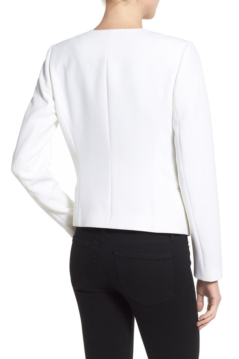 Open Front Blazer, Alternate, color, WHITE