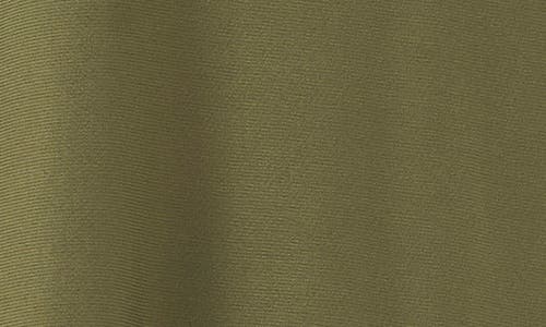 Chaus Button Sleeve Asymmetrical Top In Green