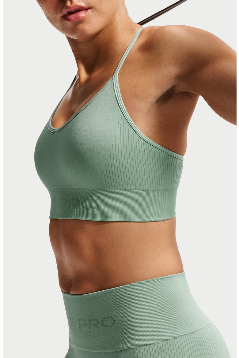 Pro Dri-FIT Seamless Sports Bra, Alternate, color, STEAM