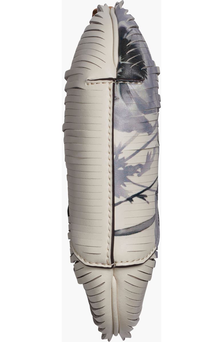 Donna Karan New York Baldwin Floral Lasercut Micro Crossbody, Alternate, color, Bone