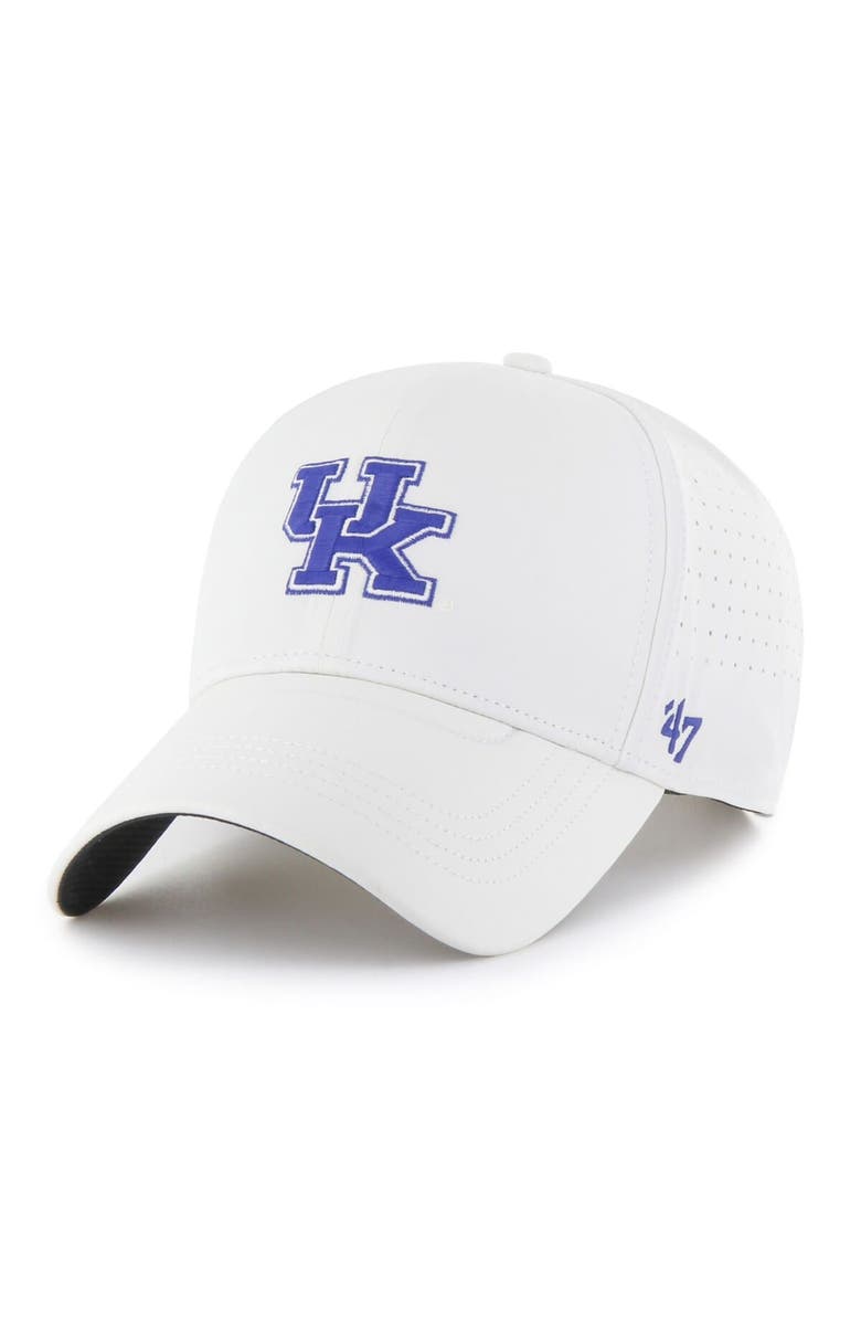 '47 Men's '47 White Kentucky Wildcats Forward Vent MVP Adjustable Hat, Main, color, White