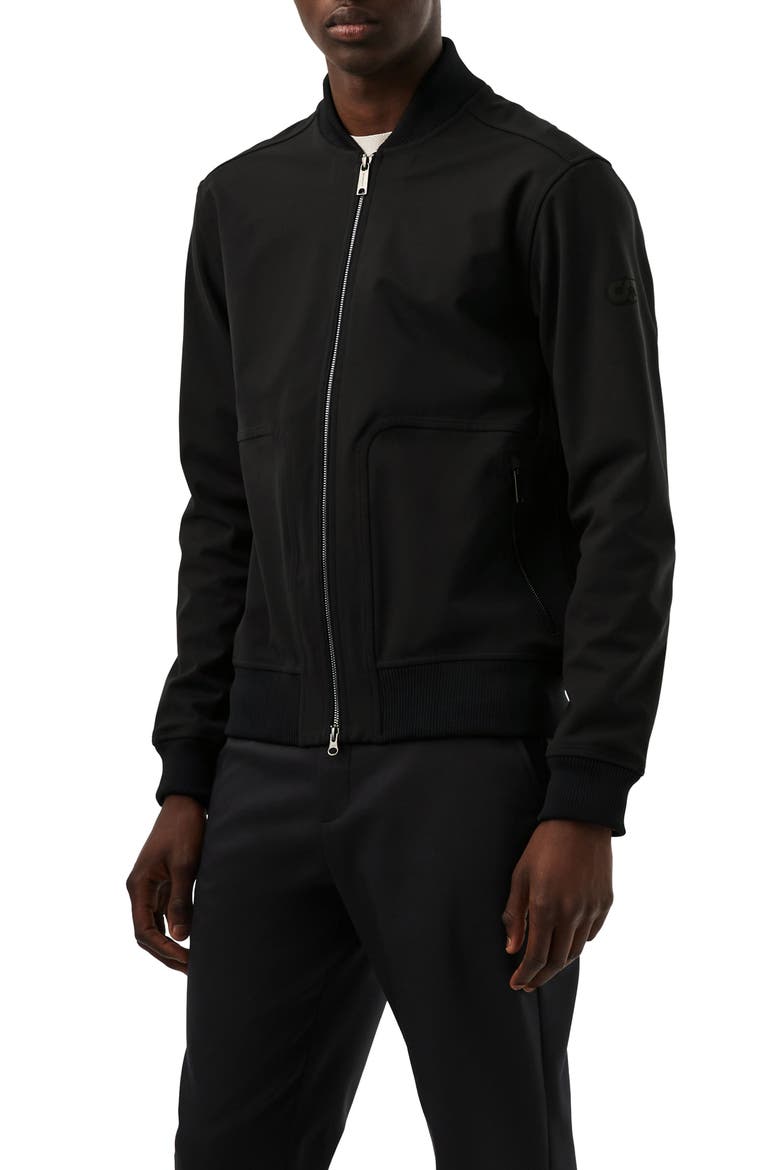 Taurobran® Waterproof Bomber Jacket, Main, color, BLACK