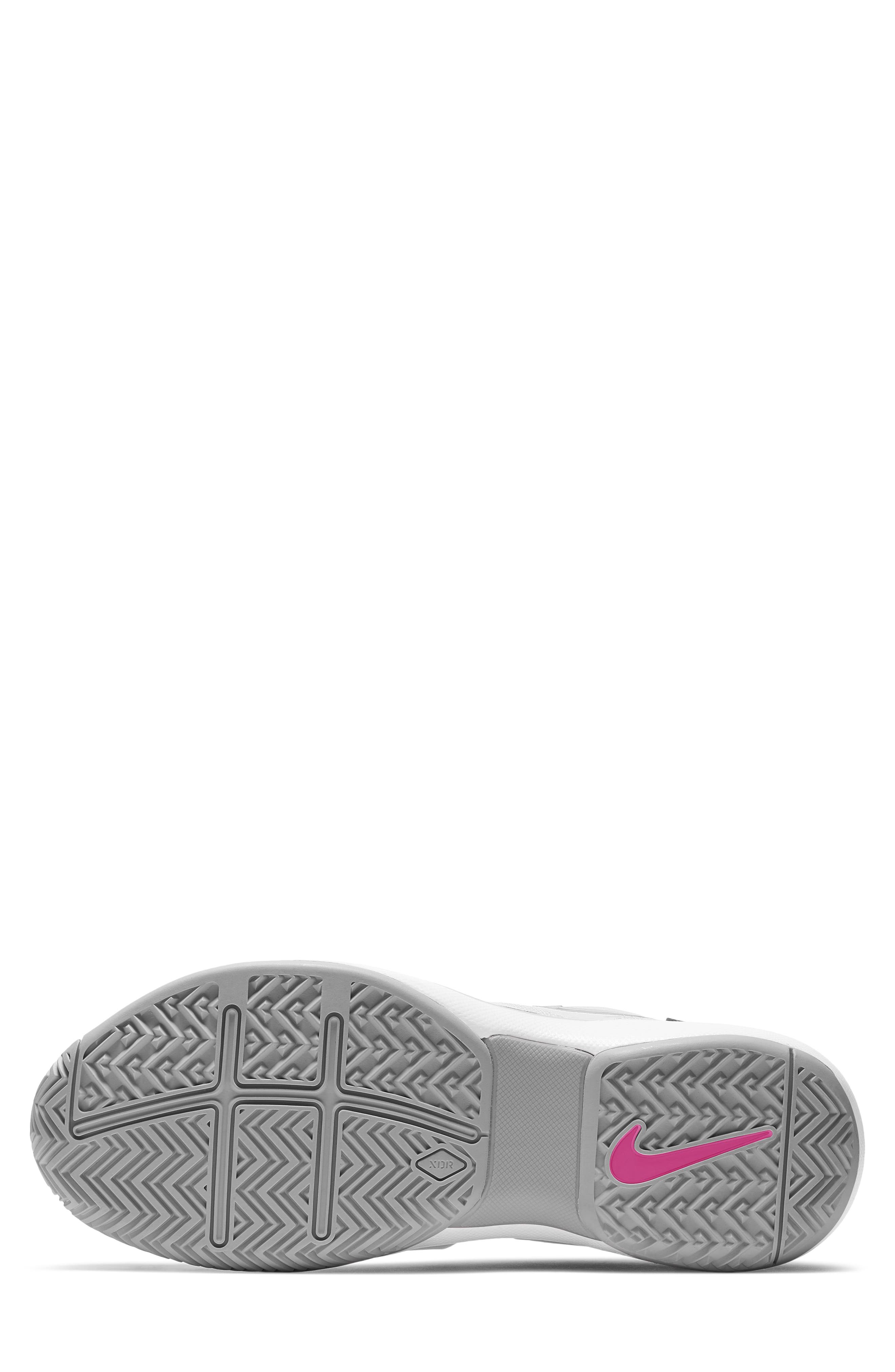 Air Zoom Prestige HC Tennis Shoe, Alternate, color, WHITE/LIGHT SMOKE GREY/BLACK