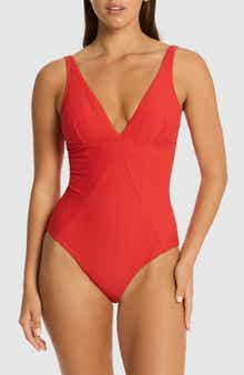 Sea Level Caracus Textured One-Piece Swimsuit