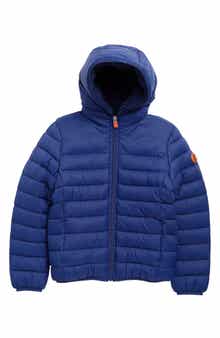 Kids' Wind & Water Resistant Fleece Lined Puffer Jacket