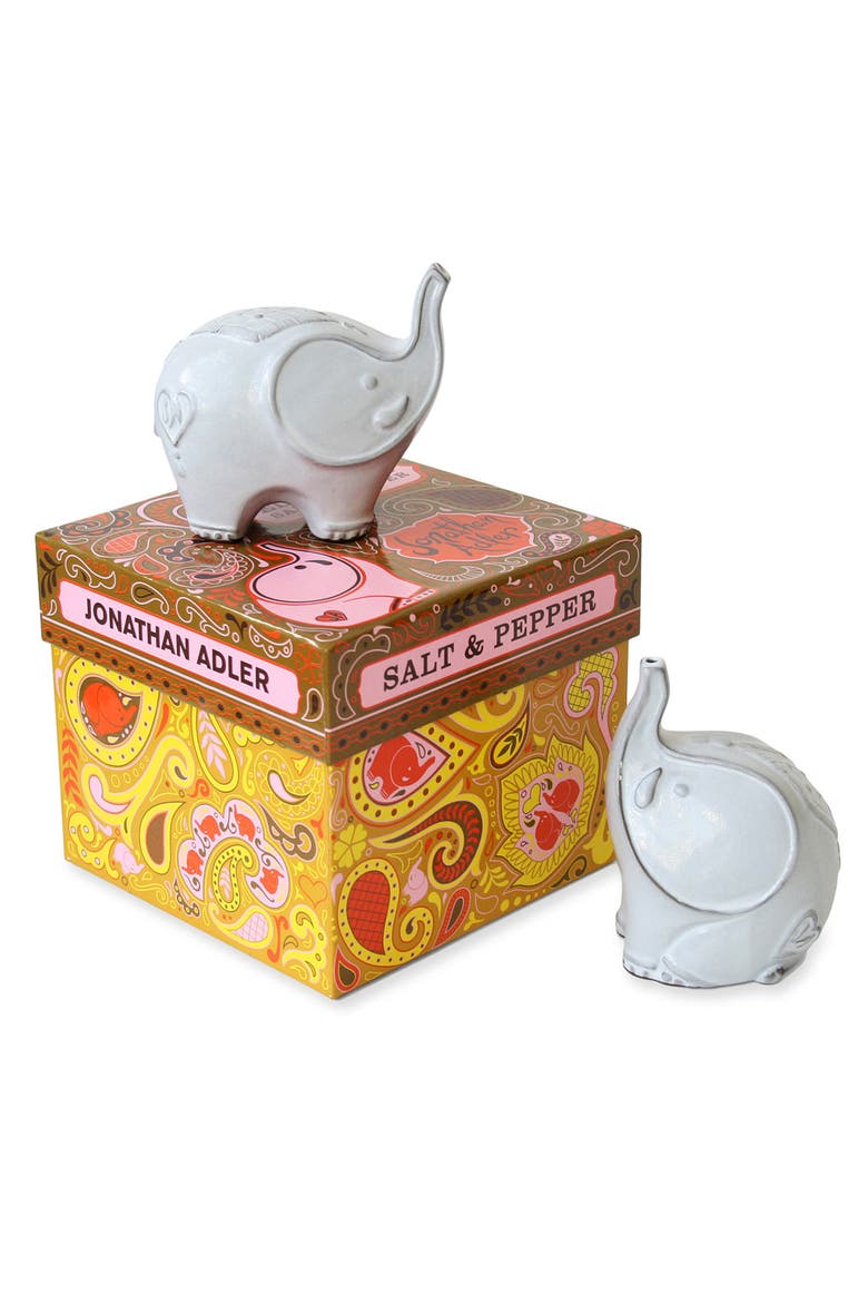 Elephant Salt & Pepper Shakers, Main, color, ELEPHANT