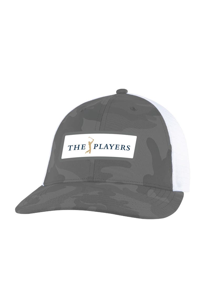 Men's THE PLAYERS  Ahead Gray  Camo Flex Hat, Main, color, Gray