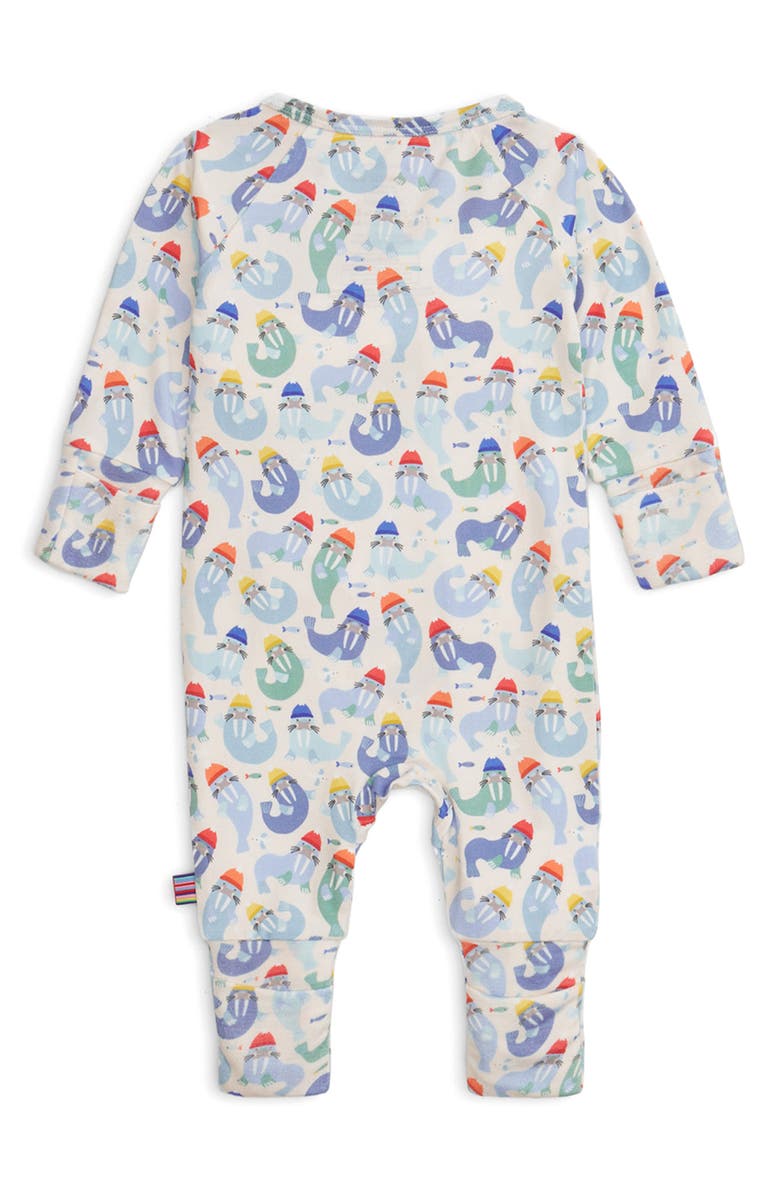 Magnetic Me Captain Wally Magnetic Closure Convertible Romper, Alternate, color, Blue