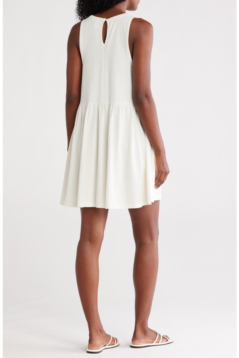 V-Neck Tank Dress, Alternate, color, IVORY EGRET