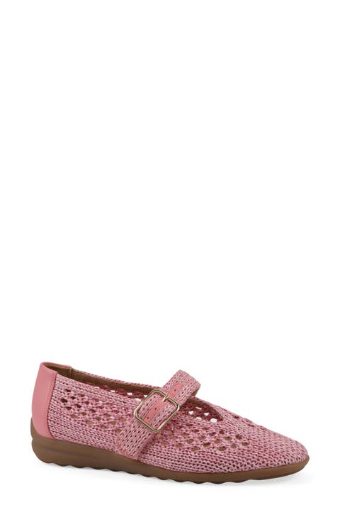 Cordette Woven Mary Jane Flat (Women)