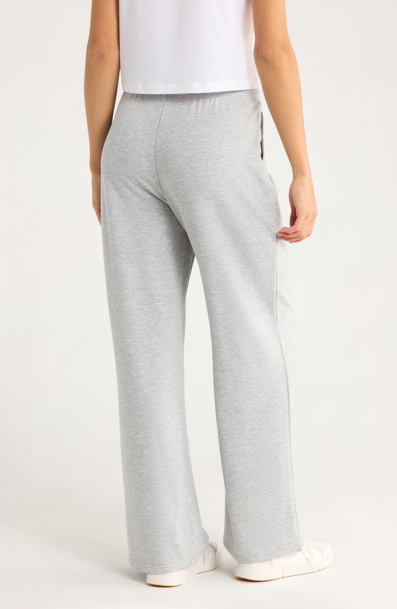 Free Fly Lightweight Fleece Wide Leg Pants, Alternate, color, Light Heather Grey