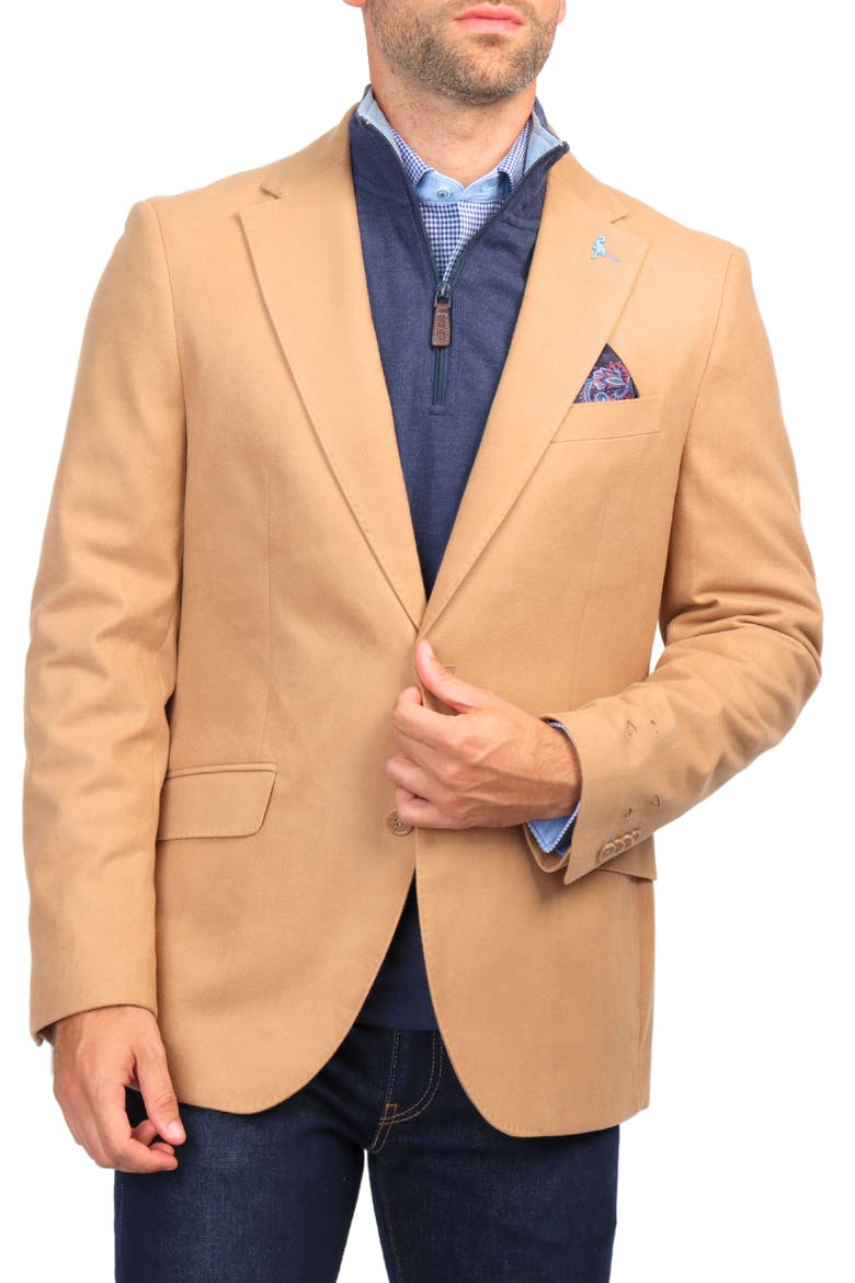 Luxe Touch Sport Coat, Main, color, CAMEL