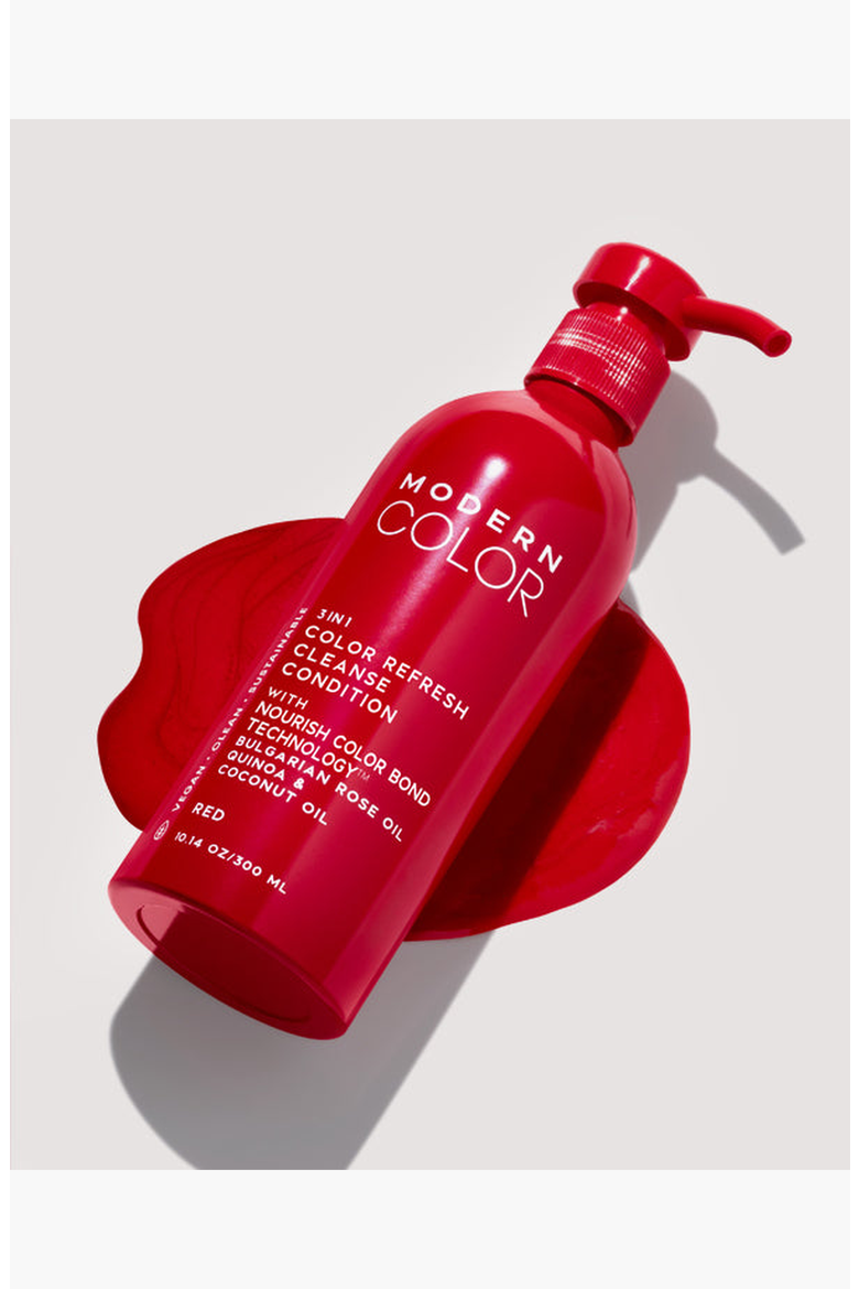 Red 3-In-1 Hair Color Refresh Cleanse Conditioner, Alternate, color, Single