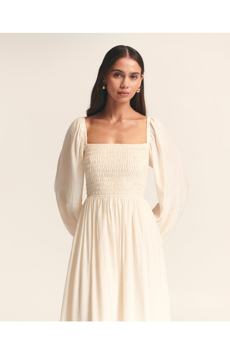 ST MRLO True Midi Dress, Alternate, color, Cream