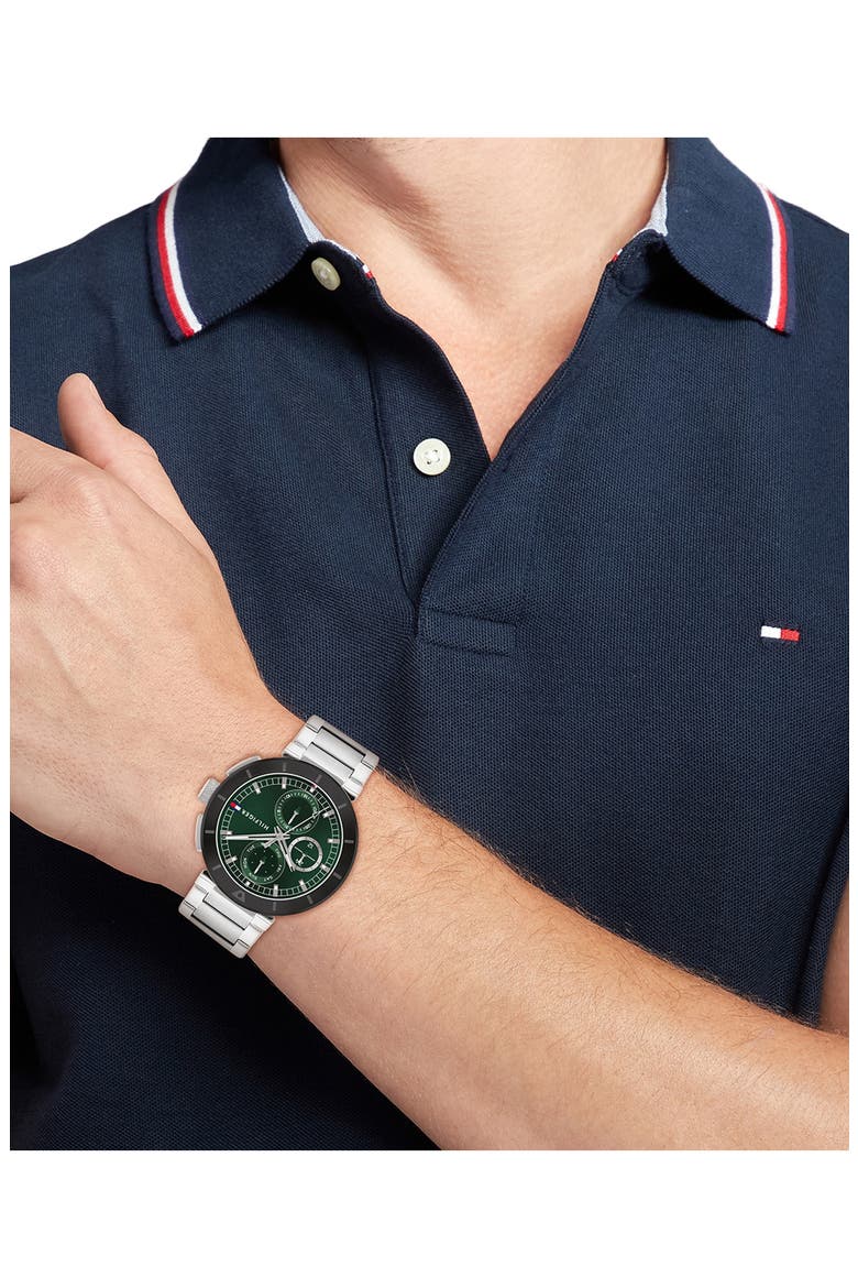 Lorenzo Multi-function Bracelet Watch, Alternate, color, GREEN
