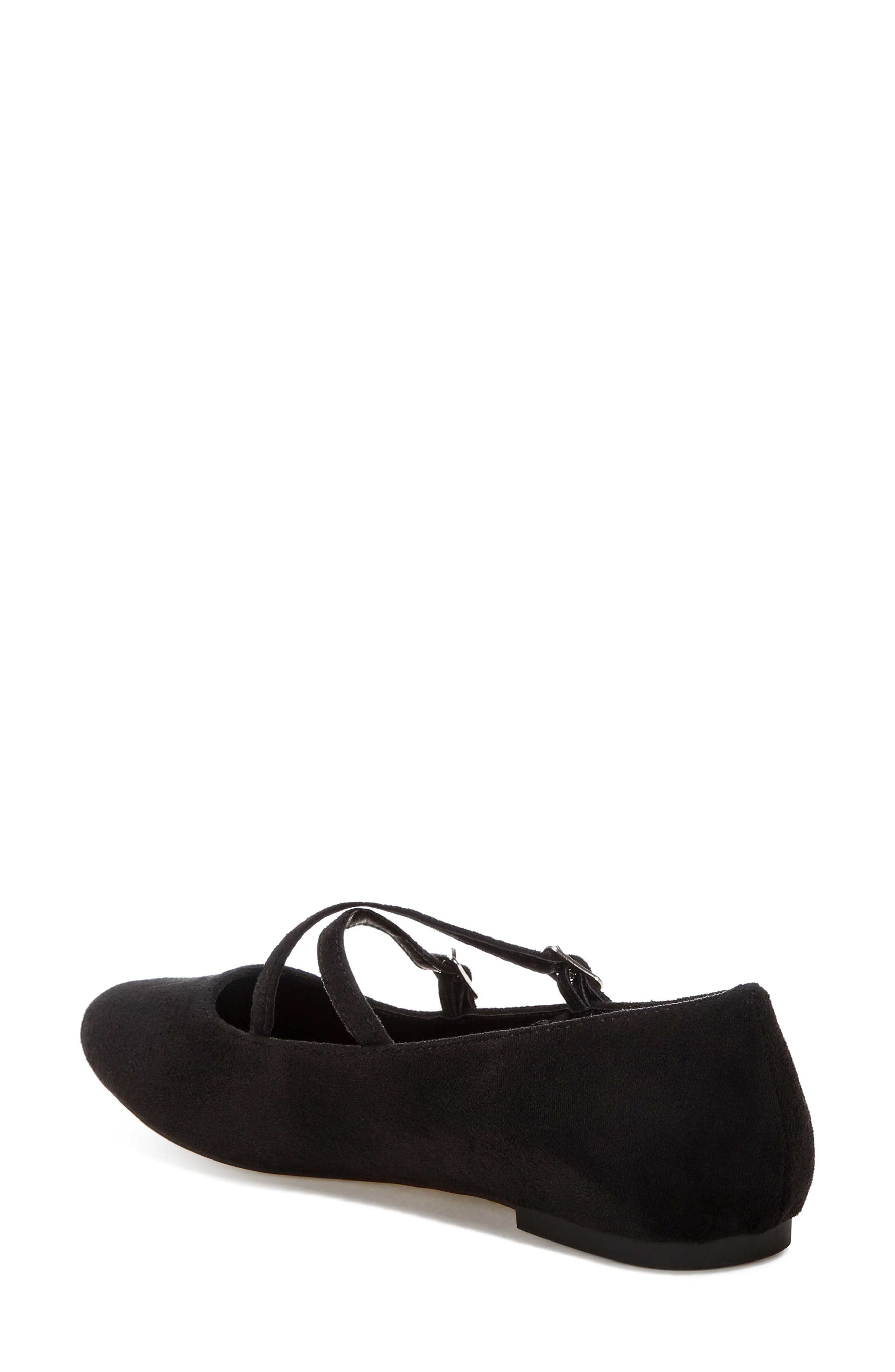 Nayela Mary Jane Flat, Alternate, color, BLACK