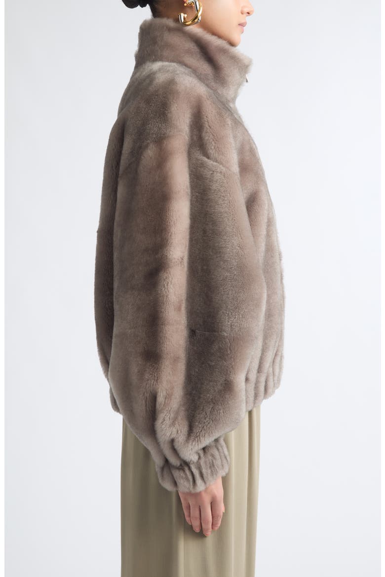 Cortina Genuine Shearling Jacket, Alternate, color, GRIEGE MINK